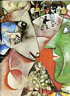 Marc Chagall I and the Village painting
